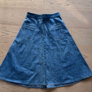 Vintage Denim Skirt
